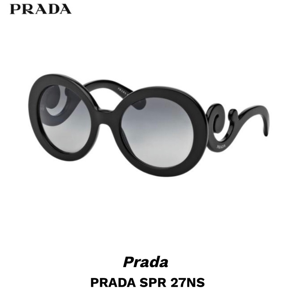 Prada oversized Black sunglasses. Non polarized !